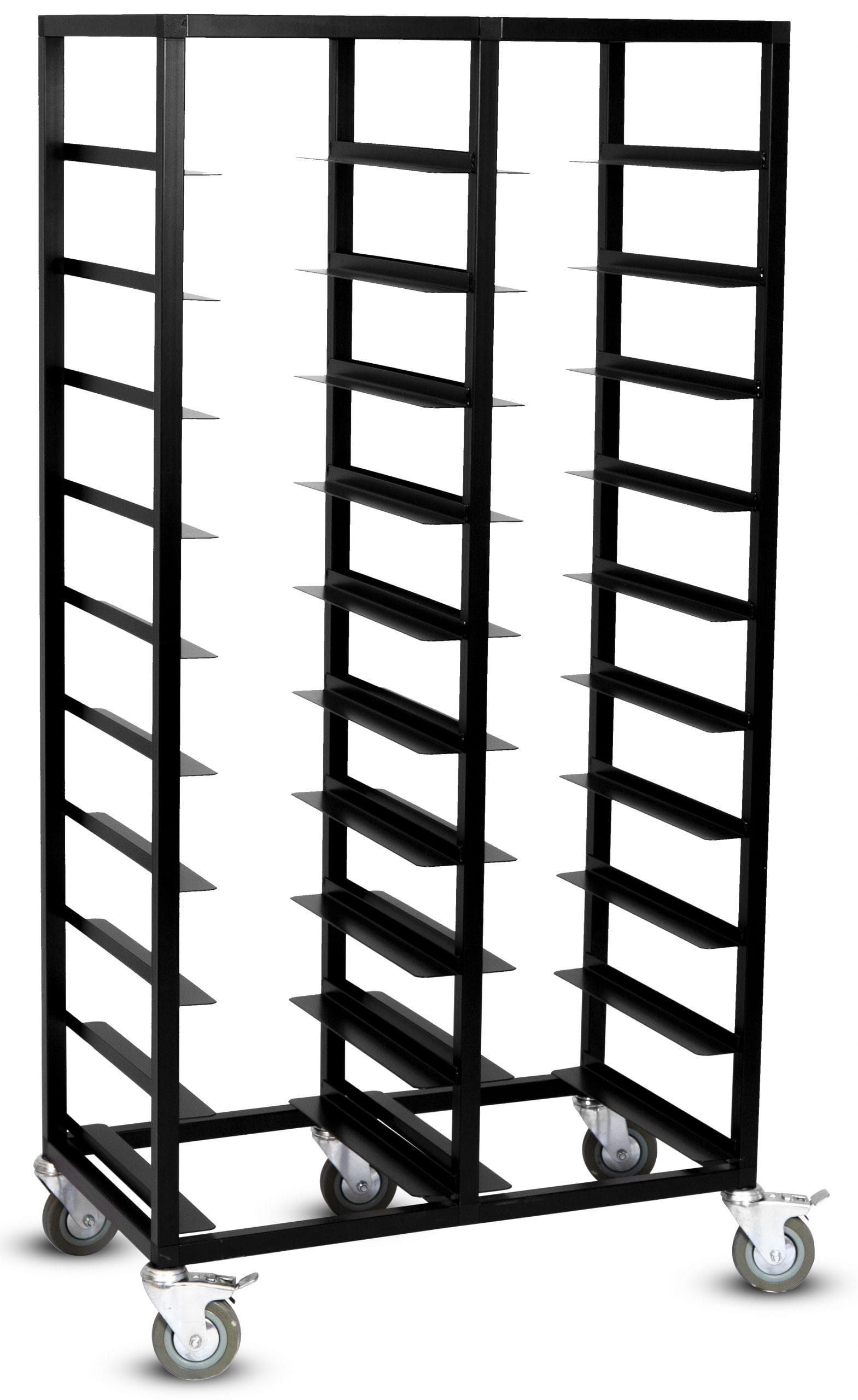 Brickvagn dubbel, 330x430 mm, svart