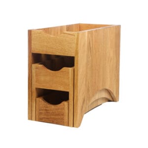 3- facks displaystativ liten (Linolja)