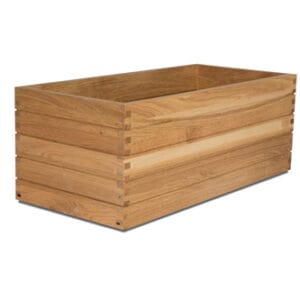 Rektangulär stapelbar låda (Linolja)