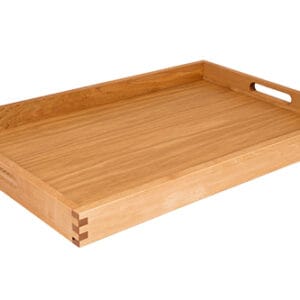 Serveringsbricka med handtag(Linolja)