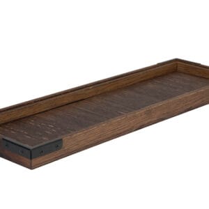 Stapelbar Låda GN2/4 (Kastanjebrun med Metall Hörn)