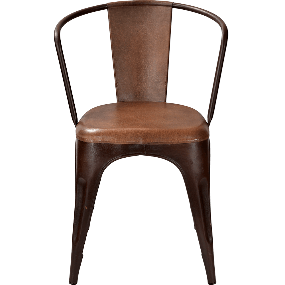 Living Chair - rostig och brun (4-pack)