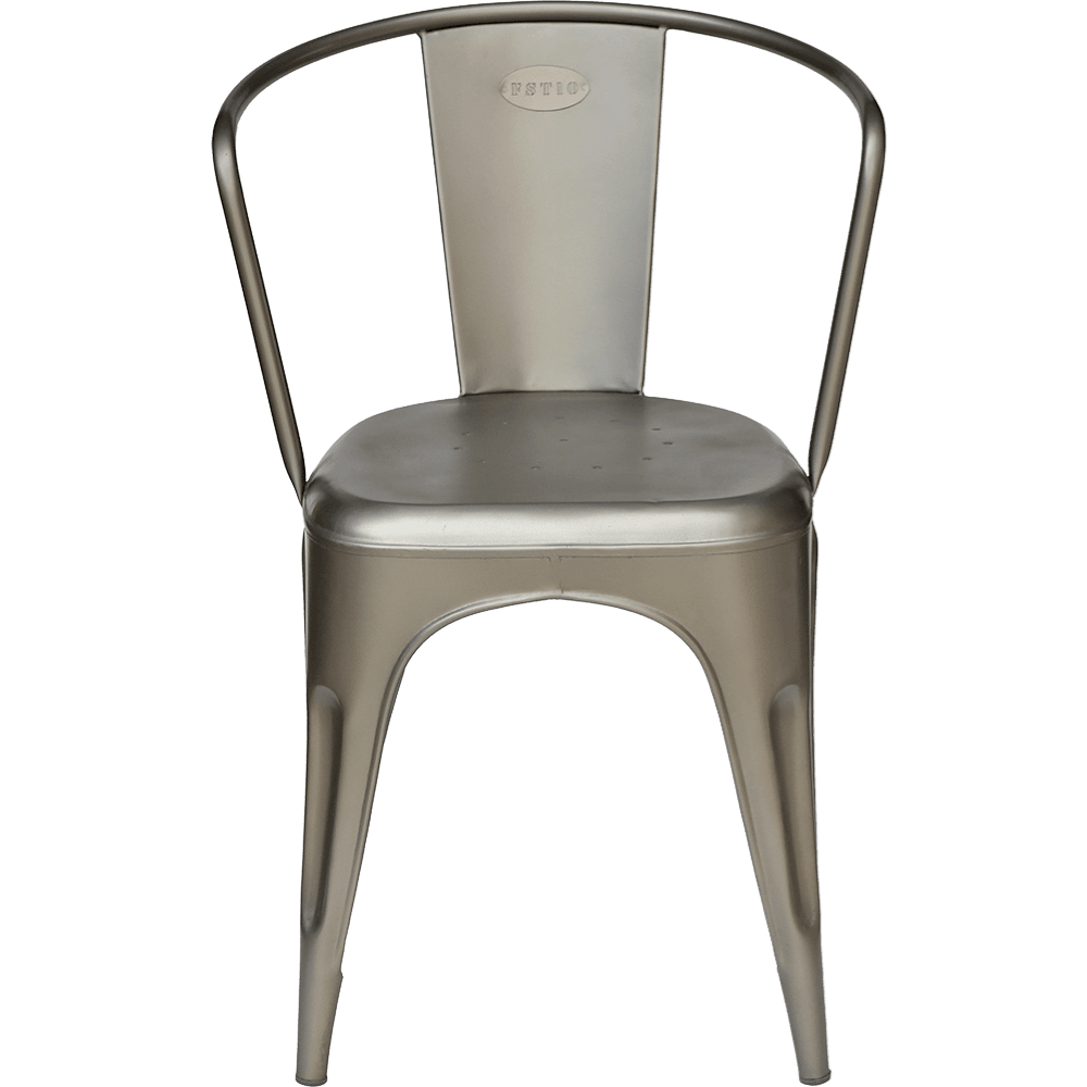 Living Chair - matt järn (4-pack)