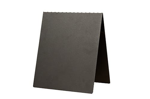 Plåtbräde, 2 sidor (Svart)