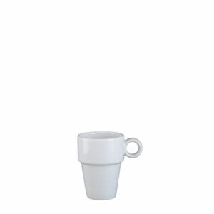 Mugg 20 cl, stapelbar, med öra Hel