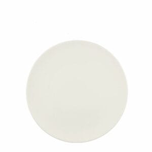 Flat tallrik 32 cm, Zen benvit