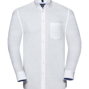 Men`s LS Tailored Washed Oxford Shirt