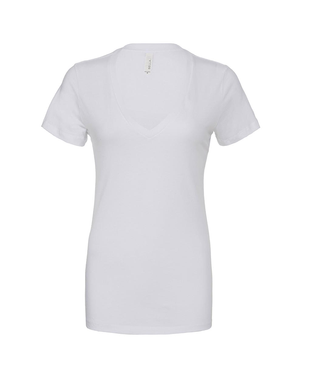 Women`s Deep V-Neck Jersey T-Shirt (Dessa säljs minimum 3st)