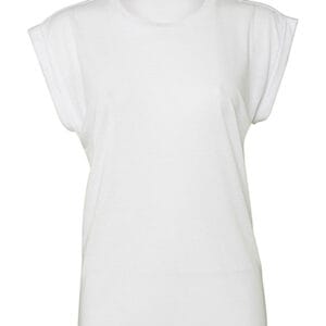 Women`s Flowy Muscle Tee Rolled Cuff (Dessa säljs minimum 3st)