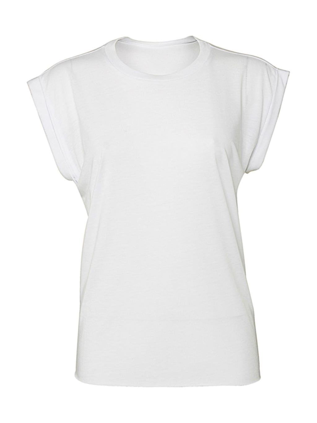 Women`s Flowy Muscle Tee Rolled Cuff (Dessa säljs minimum 3st)