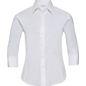 Ladies` 3/4 Sleeve Easy Care Fitted Shirt