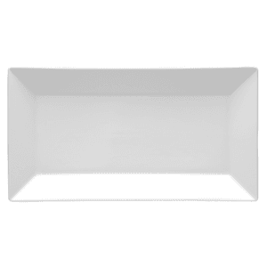 Tallrik rektangulär vit 22x11cm