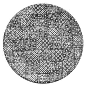 Tallrik flat Ø 27,5 cm Minerva Svart