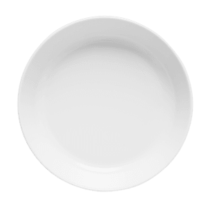 Tallrik djup rund vit 20cm