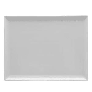 Tallrik rektangulär vit 31x24cm