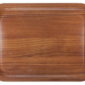 Bricka 36x28 cm Teak 10-pack