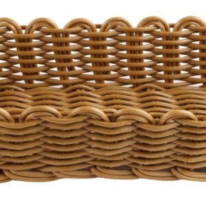 Bestickskorg 26,5x10 cm Brun