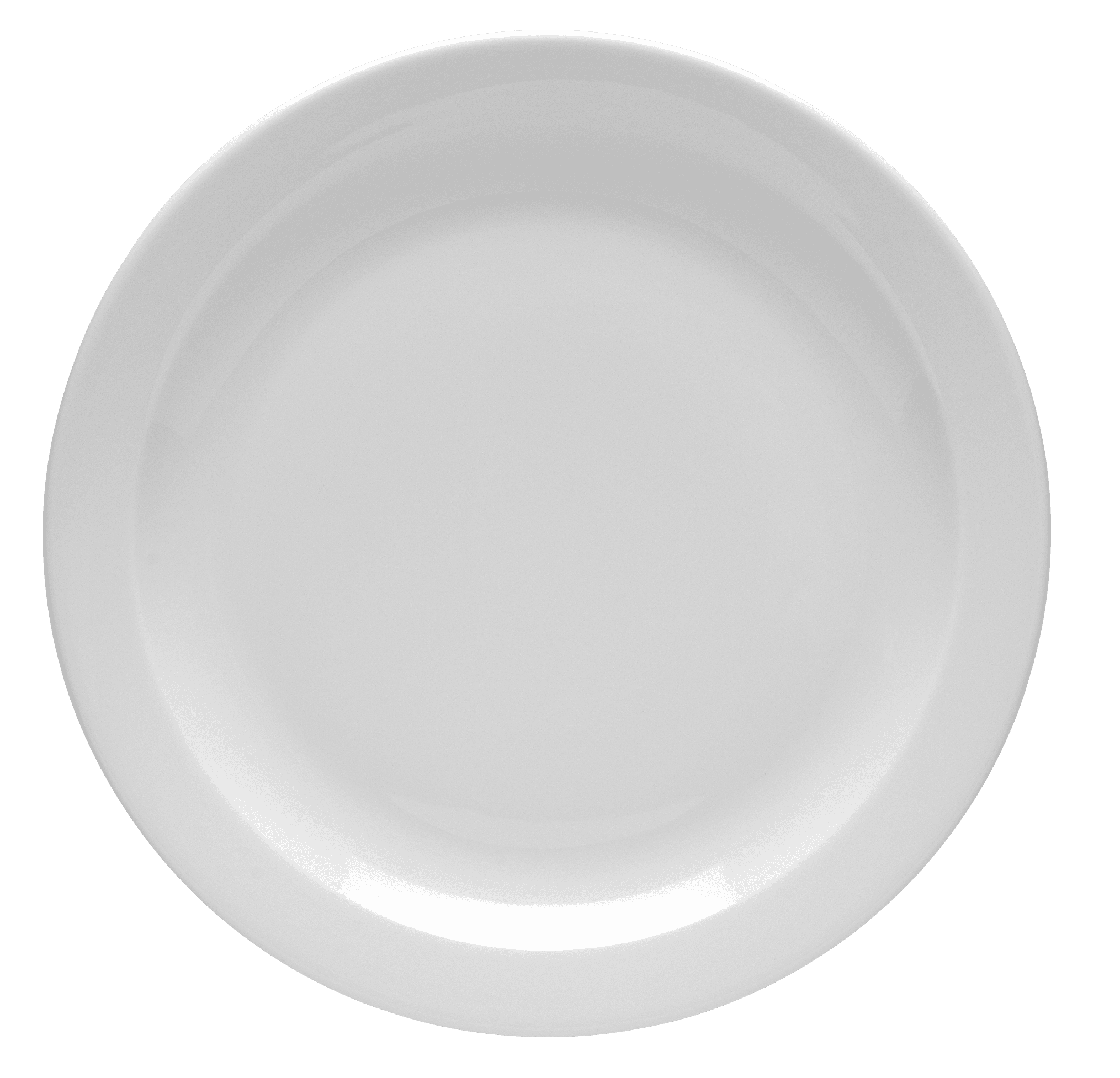 Tallrik rund vit 24cm