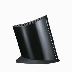 Knivblock svart 9+1