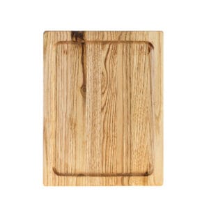 Serveringstallrik kastanj 20×15