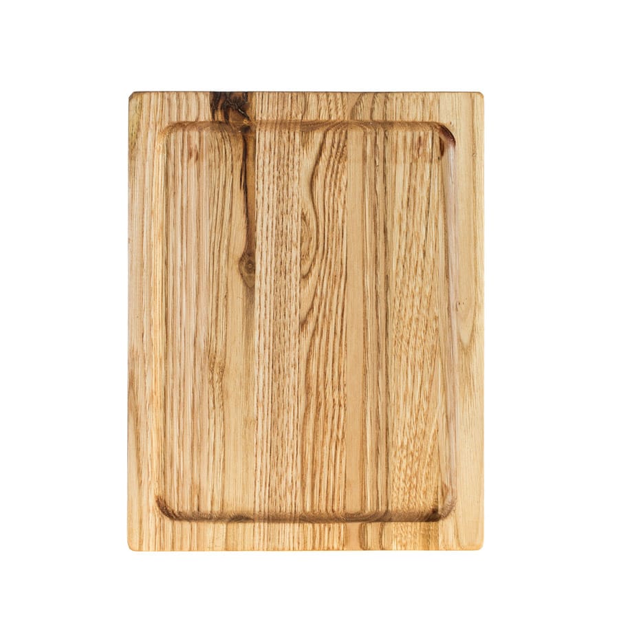 Serveringstallrik kastanj 20×15