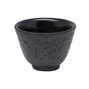 Temugg Seki i gjutjärn, 2-pack, svart 5,5 cm