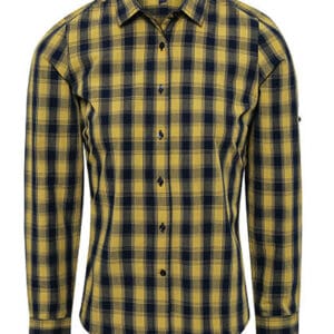 Ladies` Mulligan Check Cotton Long Sleeve Shirt (Dessa säljs minimum 3st)