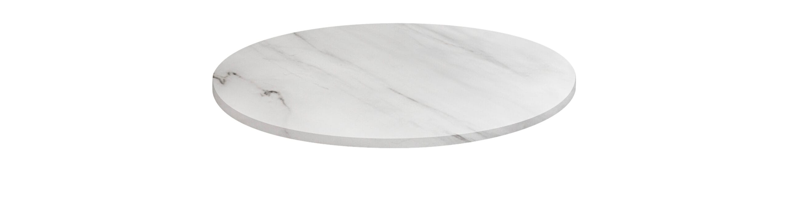 Bordsskiva Ø 60cm, vit