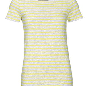 Women`s Round Neck Striped T-Shirt Miles (Dessa säljs minimum 3st)