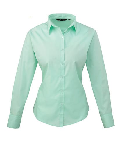 Ladies` Poplin Long Sleeve Blouse (Dessa säljs minimum 3st)