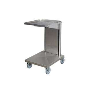 DISPENSERVAGN ROSTFRI FÖR BRICKOR 330X430 MM